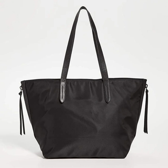 New Botkier New York Bond Black Nylon Zip Tote Bag. - Picture 9 of 16